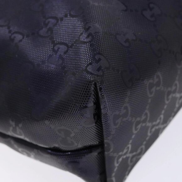 GUCCI GG implementation Tote Bag PVC Navy Silver 211133 Auth ki5982 - Picture 5 of 16